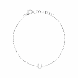 Diamond Horseshoe Bracelet  Lindsey Leigh Jewelry
