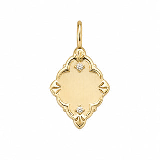 Diamond Silhouette Charm
