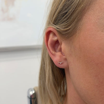 Diamond Trio Stud 