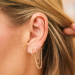 Diamond_Whisp_Stud_Lifestyle  Lindsey Leigh Jewelry
