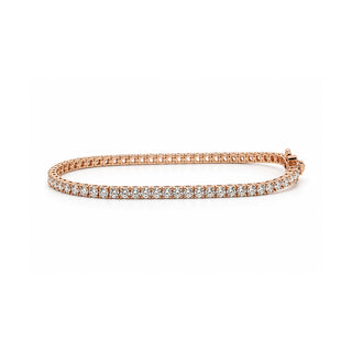 Diamond and Rainbow Sapphire Tennis Bracelet
