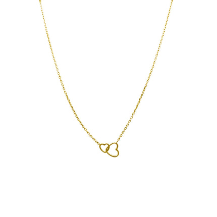 Double Heart Necklace