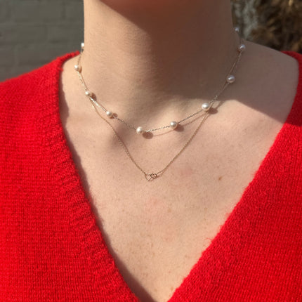Double Heart Necklace Lifestyle 4