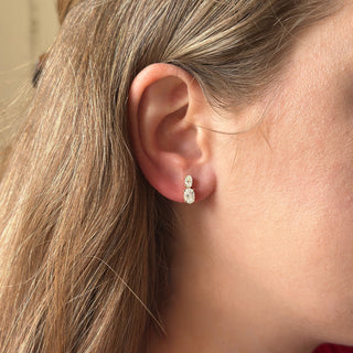 Double Oval Diamond Dangle Lifestyle
