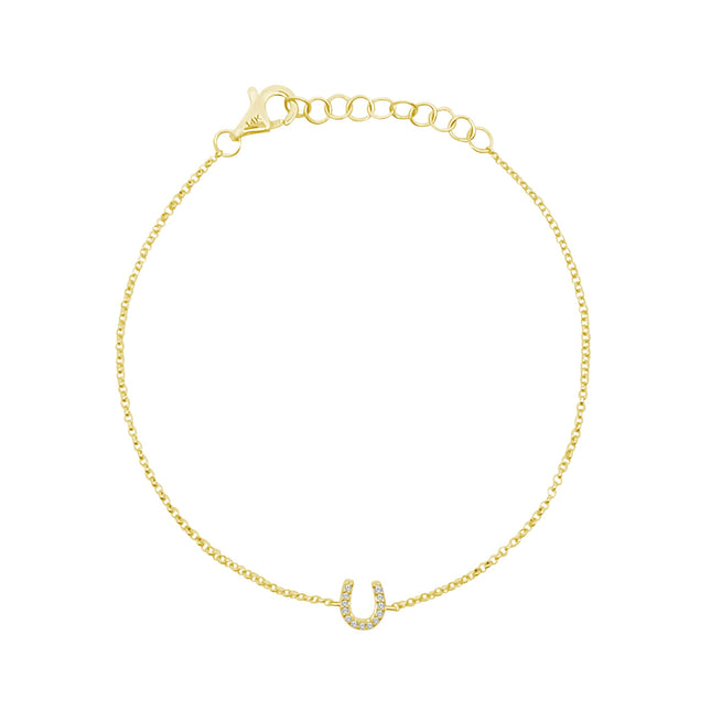 Diamond Horseshoe Bracelet  Lindsey Leigh Jewelry.