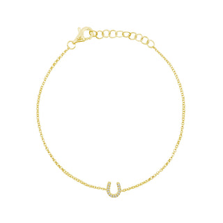 Diamond Horseshoe Bracelet  Lindsey Leigh Jewelry.
