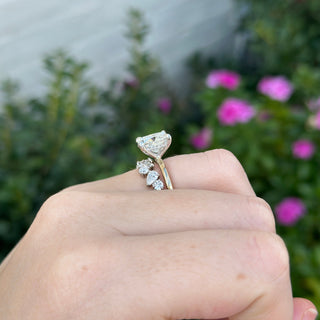 Elongated Solitaire Cushion Cut With Hidden Diamond Halo Lifestyle 6
