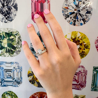 Emerald Cut Solitaire  Lindsey Leigh Jewelry.
