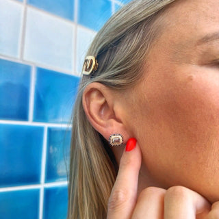 The Nicole Gemstone Earrings  Lindsey Leigh Jewelry.
