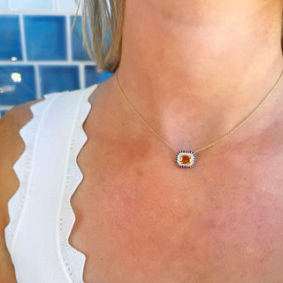 The Nicole Gemstone Necklace  Lindsey Leigh Jewelry.
