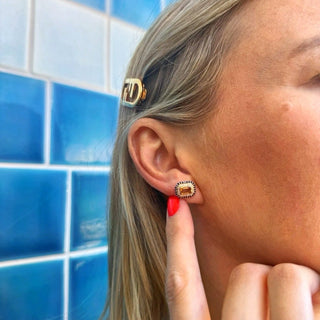 The Nicole Gemstone Earrings  Lindsey Leigh Jewelry.
