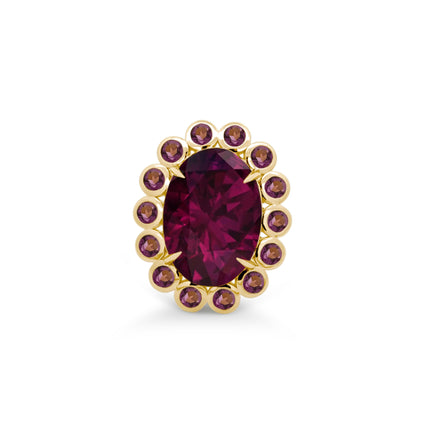 Gemstone Bubble Ring