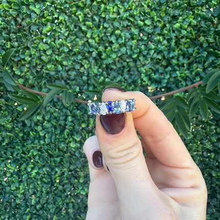 Gemstone Rotating Pear Band Lifestyle 