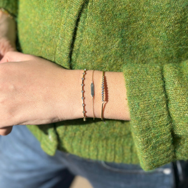 Gold Bar Bracelet Lifestyle 1