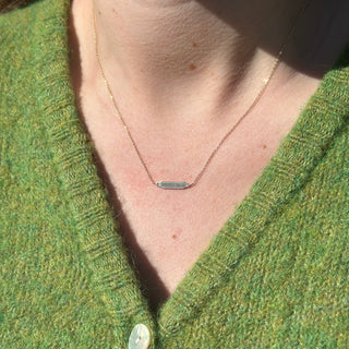 Gold Bar Necklace Lifestyle 2
