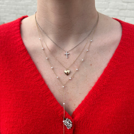 Gold Heart Locket Lifestyle 1