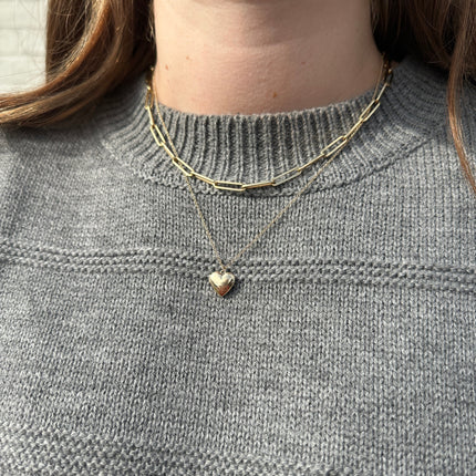Gold Heart Locket Lifestyle 3