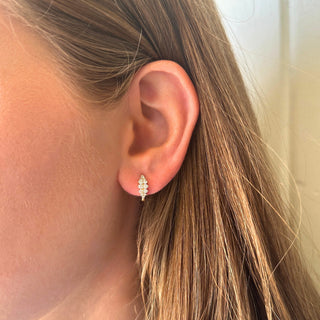 Graduated Diamond Huggies  Lindsey Leigh Jewelry.
