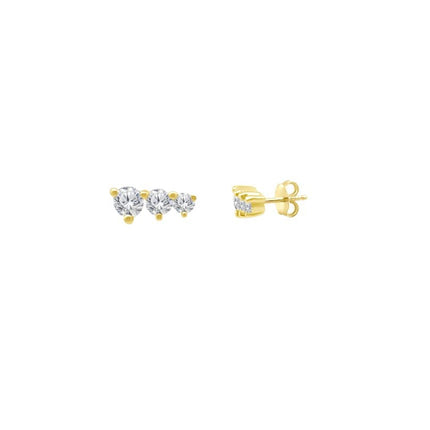 Graduated Diamond Trio Stud