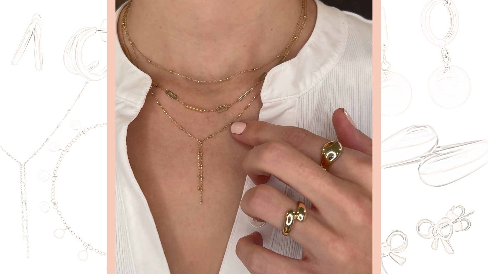 Lindsey Leigh Stacked Necklaces