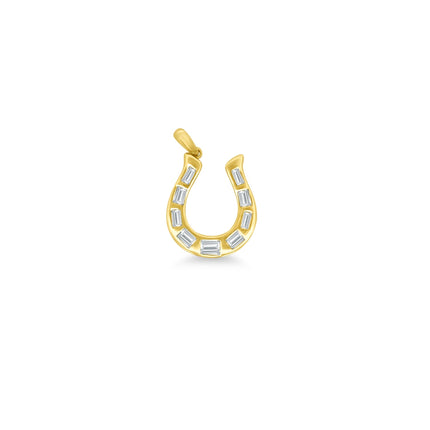 Horseshoe Baguette Charm