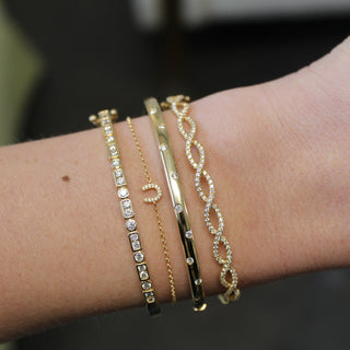 Diamond Horseshoe Bracelet  Lindsey Leigh Jewelry.
