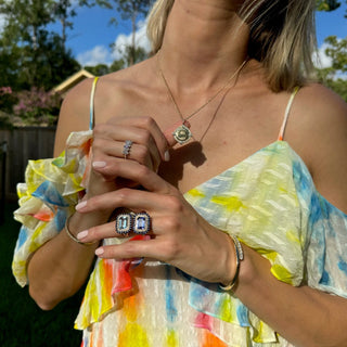 The Nicole Gemstone Ring  Lindsey Leigh Jewelry.
