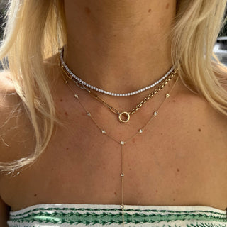 Paper Clip Rolo Chain  Lindsey Leigh Jewelry.
