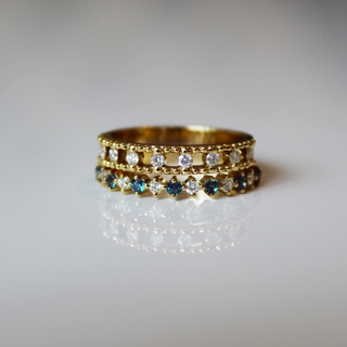 Birthstone Marrakesh Halfway Band  Lindsey Leigh Jewelry.
