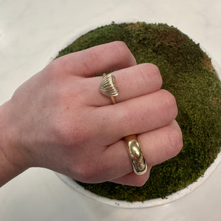 Fluted Heart Ring  Lindsey Leigh Jewelry.
