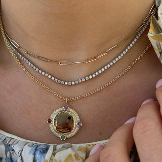 Birthstone Compass Pendant  Lindsey Leigh Jewelry.
