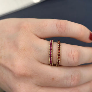 Gemstone Eternity Band  Lindsey Leigh Jewelry.
