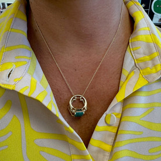 Hexagon Ring Holder Necklace  Lindsey Leigh Jewelry.
