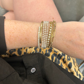 Diamond Bypass Bangle  Lindsey Leigh Jewelry.
