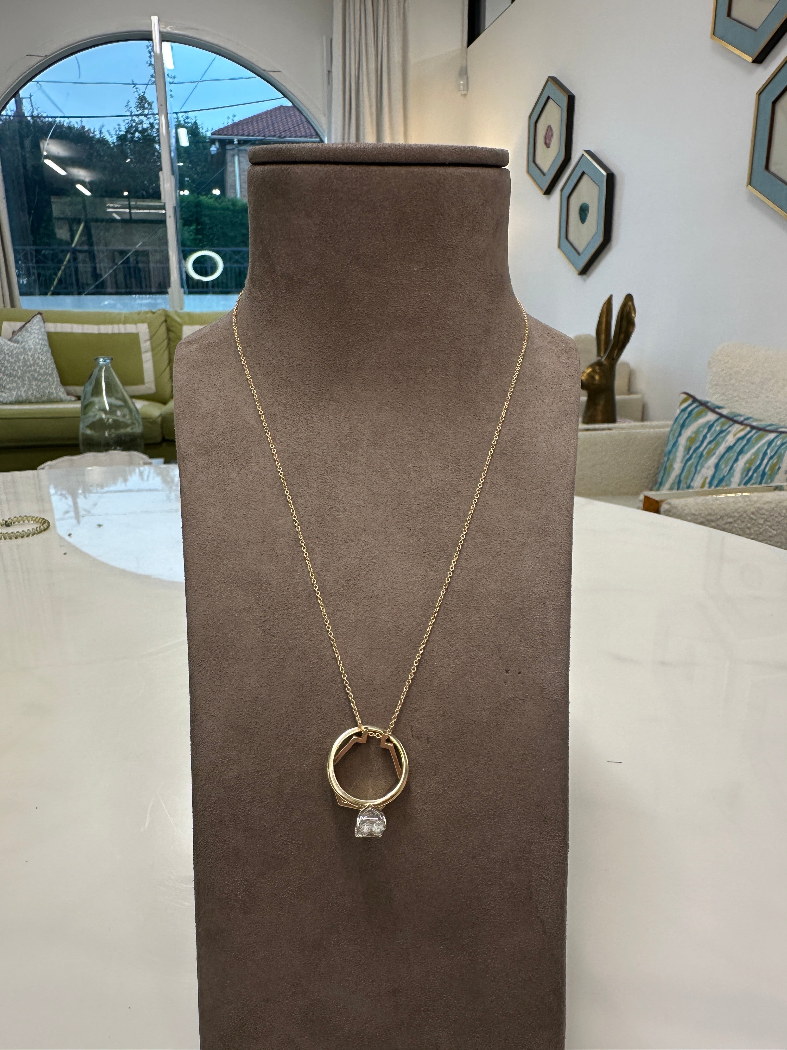 Wedding ring necklaces hotsell