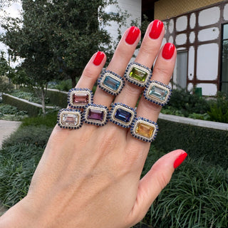 The Nicole Gemstone Ring  Lindsey Leigh Jewelry.

