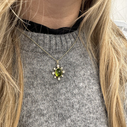 Gemstone Bubble Necklace