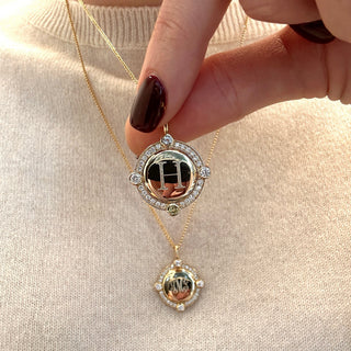 Birthstone Compass Pendant  Lindsey Leigh Jewelry.
