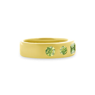 Inlay Gemstone Band Side
