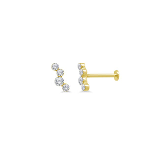 Invisible Bubble Flatback Stud

