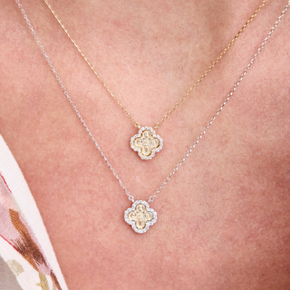Diamond Halo Crucifix Pendant  Lindsey Leigh Jewelry.
