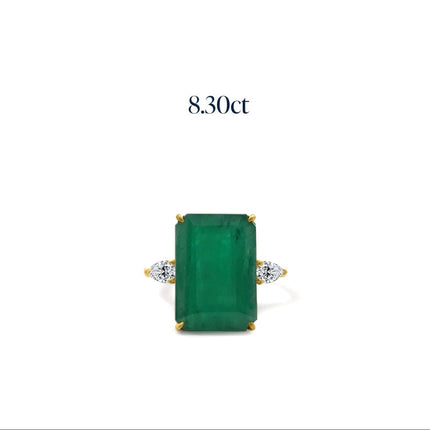 LLJ Signature Brazilian Emerald Ring 8.30