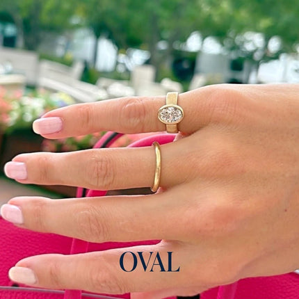 Lab Grown Diamond Signet Rings - Lindsey Leigh Jewelry, Houston, TX 