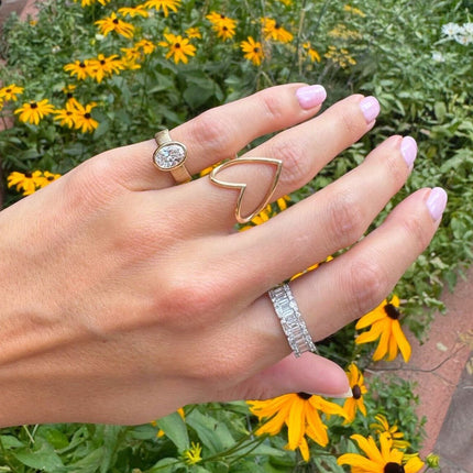 Lab Grown Diamond Signet Rings - Lindsey Leigh Jewelry, Houston, TX 