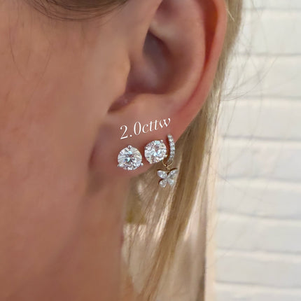 Lab Grown Diamond Studs - Lindsey Leigh Jewelry, Houston, TX
