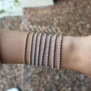 Lab Grown Diamond Tennis Bracelet Lifestyle
