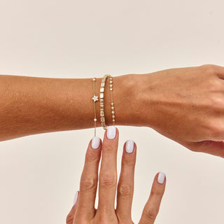 Lab Grown Emerald Cut Bezel Set Tennis Bracelet1
