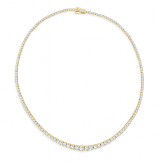 Lab Riviera Diamond Tennis Necklace   Lindsey Leigh Jewelry, Houston, TX
