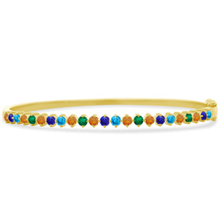 Birthstone Marrakesh Bangle  Lindsey Leigh Jewelry.
