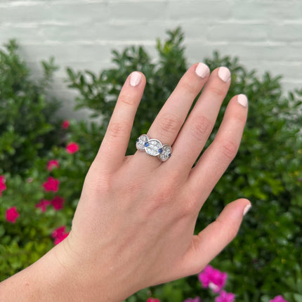 Lindsey Leigh Jewelry Art Deco Cocktail Ring Lifestyle